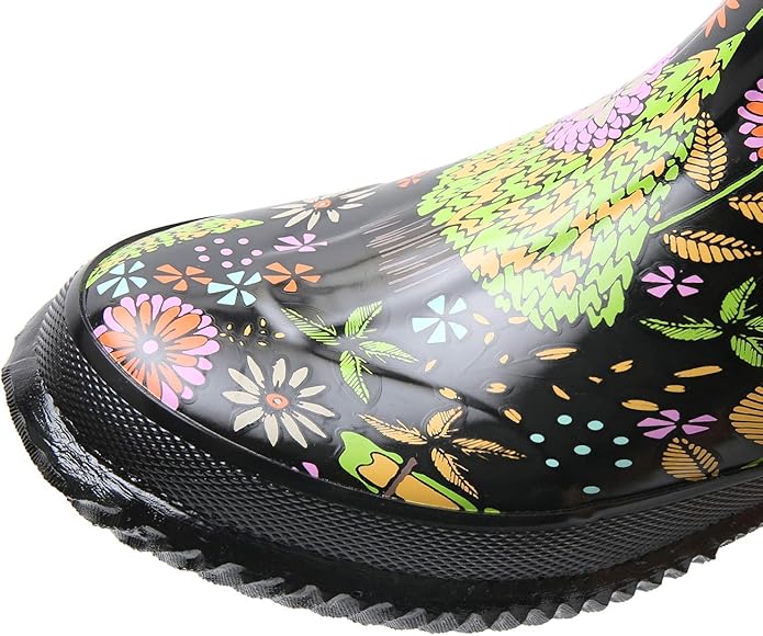 WTW Mid Calf Rain Boots for Women - Waterproof Insulated Neoprene Mud Boots Outdoor Hunting Garden Boots