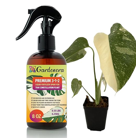 Proffesional Thai Constellation Spray Fertilizer Mist for Home Gardening | 3-1-2 Gentle Blend Mist for Healthy Leaves & Growth | Essential Nutrients for Thai Constellations - 8oz