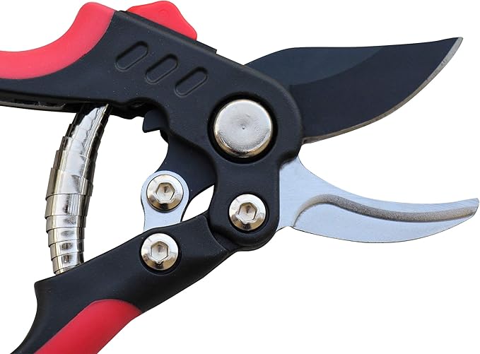 TABOR TOOLS S851A Bypass Hand Pruner with Compound Action, Makes Clean Cuts. Professional Sharp Secateurs, Pruning Shears, Garden Shears, Clippers for the Garden.