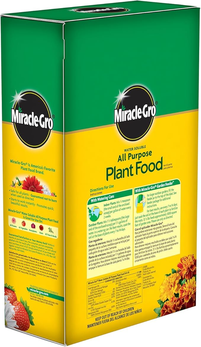 Miracle-Gro Water Soluble All Purpose Plant Food 12.5 lb.