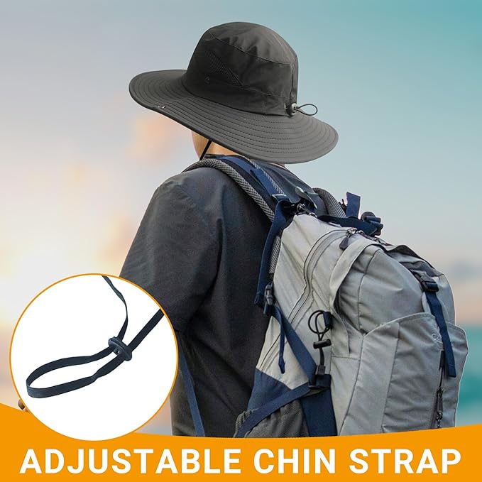 PFFY Sun Bucket Hats for Women Men UV Protection Wide Brim Fishing Hat Beach Outdoor Essentials