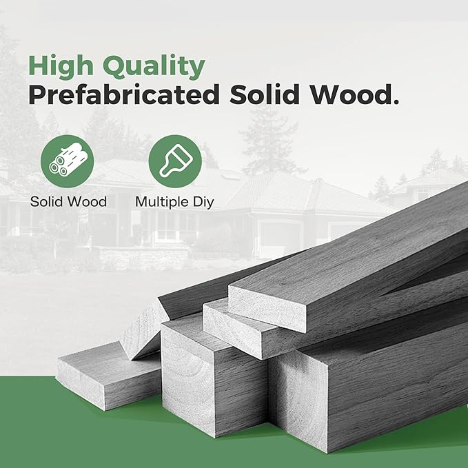 10' x 13' Wood Pergola Outdoor, Wooden Pergola Grape with Stable Structure for Climbing Plant Support, Painted Wood Frame for Garden Porch Beach with Expansion Screws Included, Grey