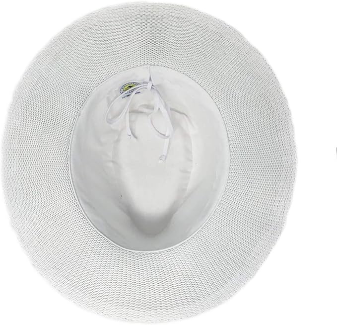 Wallaroo Hat Company Women’s Victoria Fedora – UPF 50+ UV Protection, Wide Brim, Medium Size, Packable & Adjustable Sun Hat