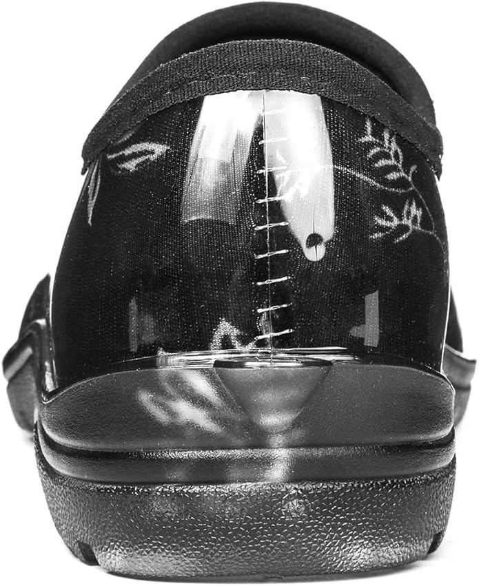 DKSUKO Waterproof Garden Shoe for Women Outdoor Slip-On Rain Boots Short Ankle Work Shoes and Garden Clogs with Comfort Insole