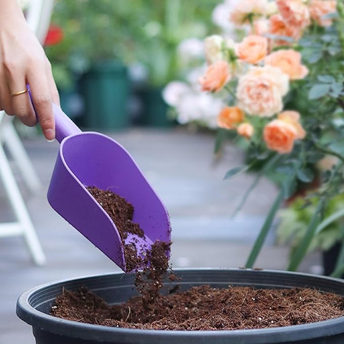 Gardening Shovel - Garden Hand Scoops | Gardening Hand Trowel | Succulent Soil Shovel | Agricultural Hanging Shovel | Soil Scoop Garden Tool for Flower Vegetables Soil Transplanting