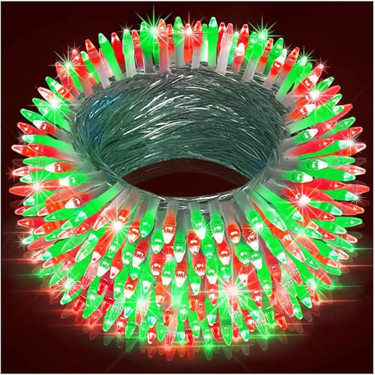 1500LED Christmas Lights Outdoor Use, 470ft 12 Modes Red and Green LED String Lights with Timer Dimmable, Waterproof Christmas Tree Lights for Xmas Patio Yard Fence Balcony Garden Party Decor