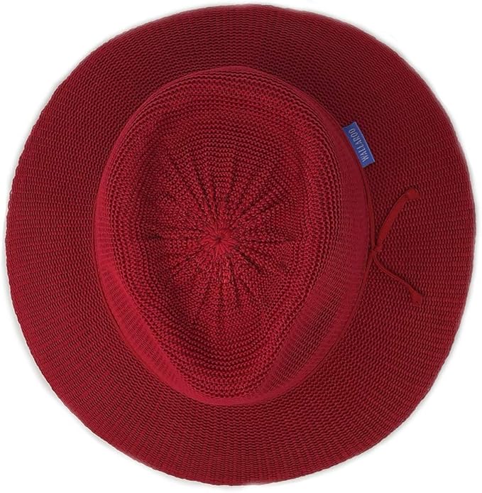 Wallaroo Hat Company Women’s Victoria Fedora – UPF 50+ UV Protection, Wide Brim, Medium Size, Packable & Adjustable Sun Hat