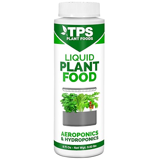 TPS NUTRIENTS Liquid Plant Food for use in AeroGarden, IDOO and Hydroponic Growing Systems, Liquid Fertilizer 8 oz (250mL)