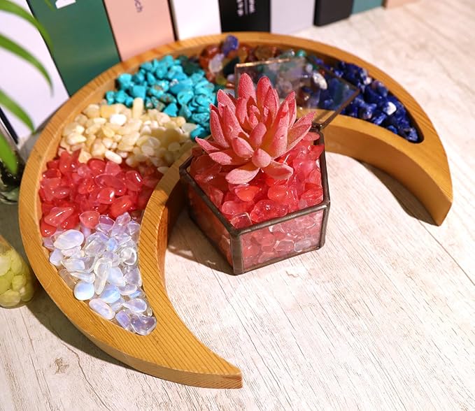 QINJIEJIE Cherry Quartz Crystals Chips Natural Stone Gravel Bulk Crushed Rocks Pieces Polished Quartz Stone 0.55Lbs Decorative Fish Tank Pebbles Vase Filler Irregular Shaped Tumbled Gemstone for Home