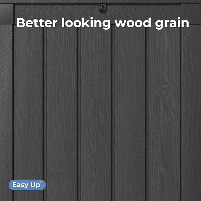 50 Gallon Deck Box, Resin Outdoor Indoor Waterproof Storage Box, Lockable Storage Box With Handle for Patio Furniture - Garden Tools - Swimming Pool Tools UV-Resistant, Black