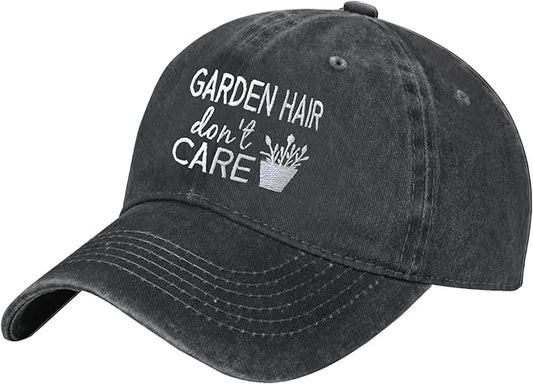Women‘s Garden Hair Don’t Care Baseball Cap - Trucker Hat for Women - Stylish Cute Sun Hat
