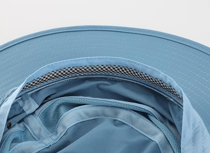 Home Prefer UPF 50+ Men's Sun Hat Wide Brim Bucket Hat UV Protection Hat for Mens Womens Beach Safari Gardening Golf Fishing