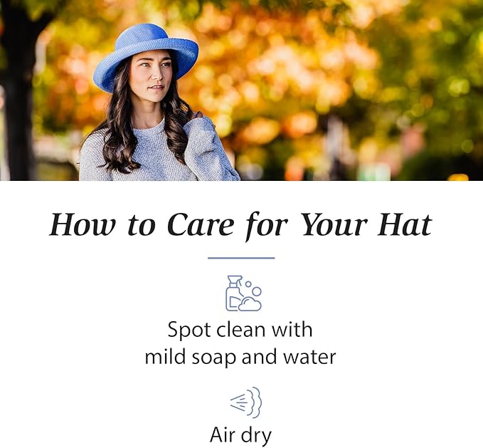 Wallaroo Women’s Victoria Sun Hat – Packable Design | Petite or Medium | Parties, Beach and Outdoor Events