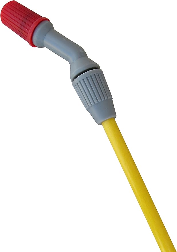 TABOR TOOLS 2.0 Gallon Lawn and Garden Pump Pressure with Pressure Relief Valve, Adjustable Shoulder Strap, and Adjustable Wand Nozzle (2.0 Gallon, Yellow Wand). N80A.