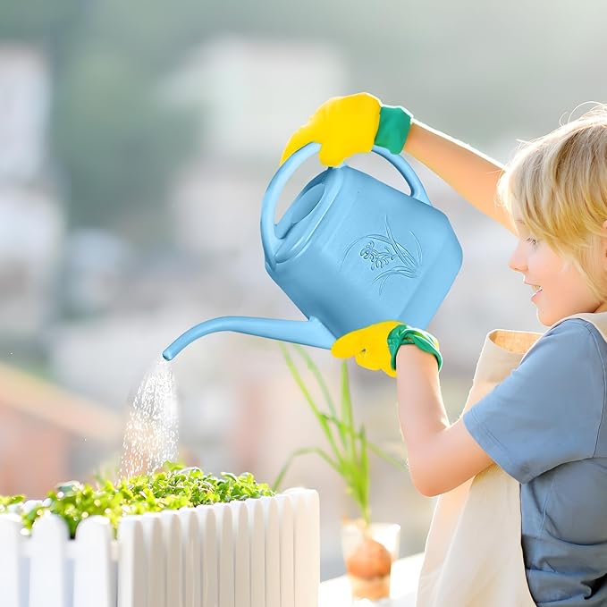 Plastic Watering Can - SkyBlue Color - 1 Gallon