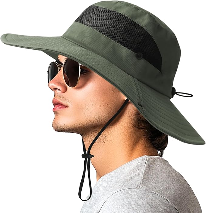 PFFY Sun Bucket Hats for Women Men UV Protection Wide Brim Fishing Hat Beach Outdoor Essentials