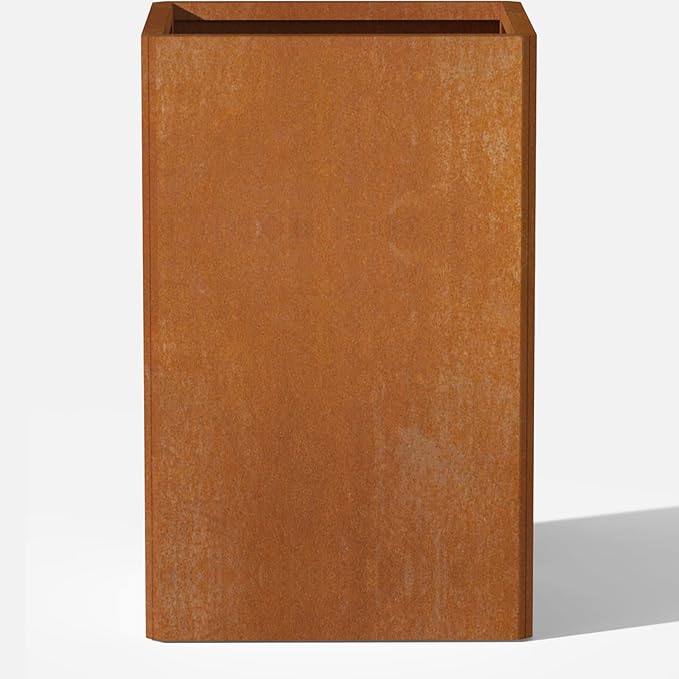 26 Inch Flower Pots - Tall Planter for Indoor or Outdoor Patio/Porch, All-Weather with Removable Insert Shelf | Modern Design for Plants, Flowers, Garden