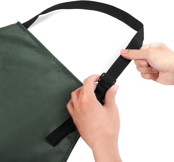 2 Pack Waterproof Rubber Vinyl Apron 40 Inch Light Duty Model Chemical Resistant Work Apron Clothes Durable Extra Long Black with Adjustable Bib Apron for Dishwashing Lab Work Butcher Cleaning Green