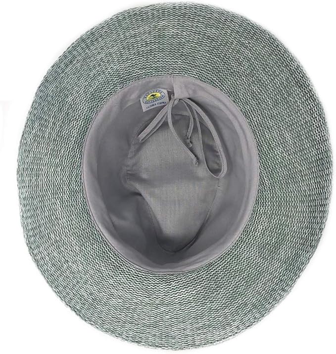 Wallaroo Hat Company Women’s Victoria Fedora – UPF 50+ UV Protection, Wide Brim, Medium Size, Packable & Adjustable Sun Hat