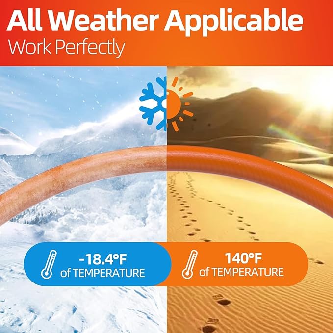 SPECILITE Garden Water Hose 5 ft x 3/4 in with Female to Female Connector, Small Leader Hose for Hose Reel, Heavy Duty, Flexible & Lightweight, Water Pipe, Outdoor Water Hose Extension Adapter