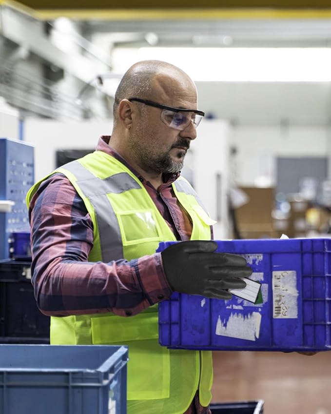 Ultra-Thin PU Coated Work Gloves 12 Pairs Breathable High Dexterity Gardening Warehouse Assembly Precision Tasks