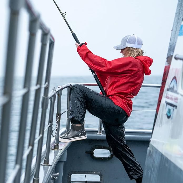 WTW Unisex Rain Boots for Men and Women Waterproof Rubber Fishing Deck Boots Neoprene Boots Slip on Ankle Garden Shoes