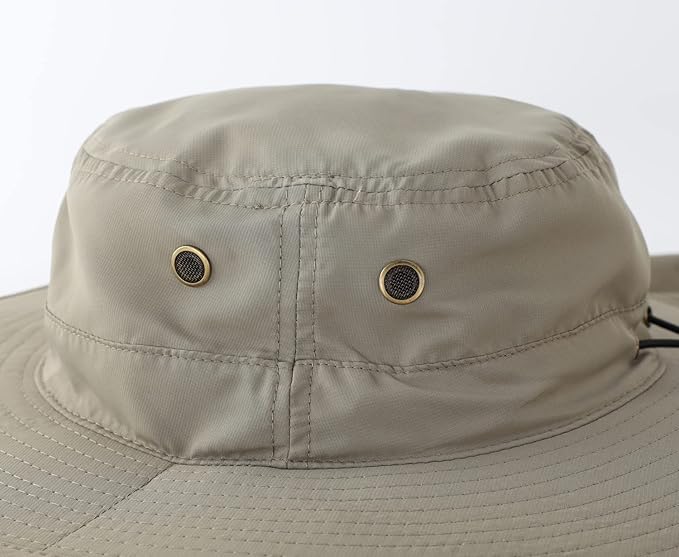 Home Prefer UPF50 Mens Sun Hat with Neck Flap Quick Dry UV Protection Cap Womens Wide Brim Fishing Hat Neck Flap Beach Garden