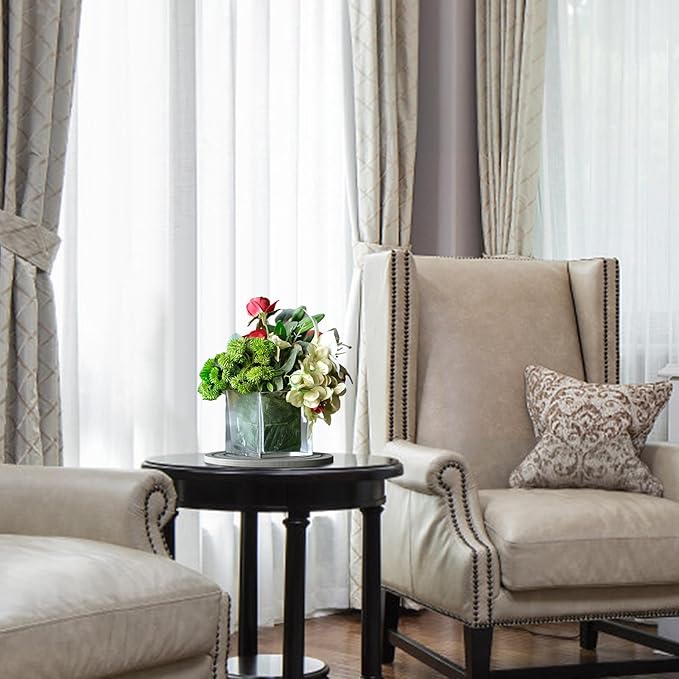 2 Pack of 8 Inch Plant Saucers for Indoors, Diatomaceous Earth Plant Trays for Indoors No Holes, Plant Trays for Pots, Stone Quick Drying Tray Plant Plates to Catch Water Indoor Plants and Absorbent