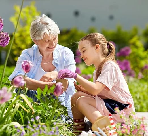 2 Pairs Cut Resistant Gloves for Kids 7-9 Years, Level 5 Protection Cutting Gloves Food Grade for Cooking, Whittling, Wood Carving, Gardening and DIY(Green-XXS)