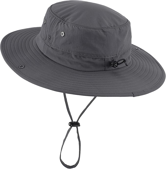 Home Prefer UPF50+ Mens Sun Hat Wide Brim Fishing Hat Sun Protection Beach Gardening Bucket Hat for Men Women