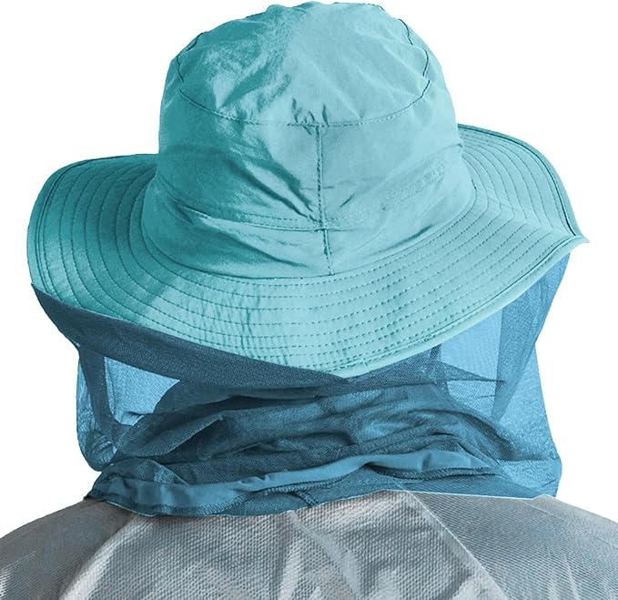 Peicees Head Net Hat for Men Women Adventure Fishing Hat Safari Hat for Hunting Camping Hiking