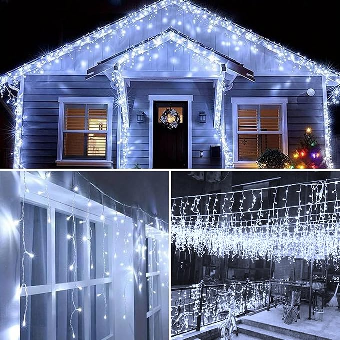 98FT Christmas Lights Outdoor Decorations 900LED Fairy String Light 12 Lighting Modes with Timer Memory Waterproof Christmas Light for Yard Roof Party Holiday Wedding Garden Decor