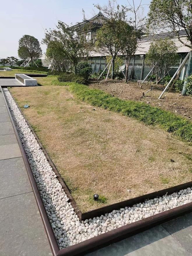 10 lbs Large River Rocks for Landscaping, 2-3 inch Polished White Pebbles for Plants, Decorative White Stones for Planters Vase Aquarium and Outdoor Garden Rocks