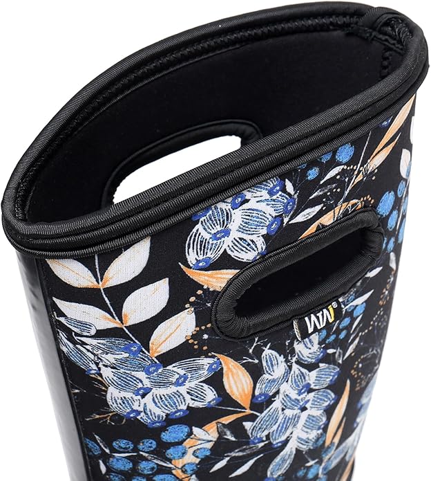 WTW Mid Calf Rain Boots for Women - Waterproof Insulated Neoprene Mud Boots Outdoor Hunting Garden Boots