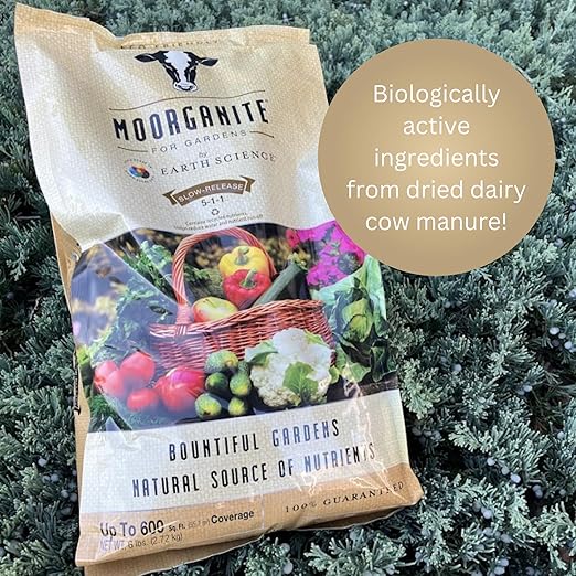 Earth Science Moorganite— 5 lb—All Purpose Lawn and Garden Care – Multi-Purpose, Slow Release Lawn Care– Amazon Exclusive Size