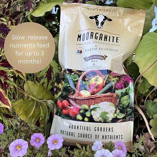 Earth Science Moorganite— 5 lb—All Purpose Lawn and Garden Care – Multi-Purpose, Slow Release Lawn Care– Amazon Exclusive Size