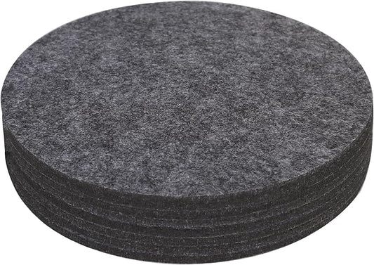 Felt Plant Coasters, Extra Thick 8 Inch Planter Coaster, Absorbent Plant Mats, Trivets for Hot Dishes, Plant Coasters for House Plants, 8 Pcs