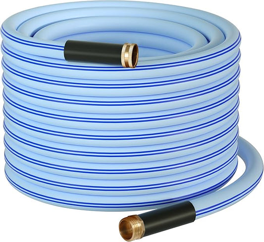 Atlantic Heavy Duty Garden Hose 100 ft x 5/8 inch Blue Color Water Hose (100 Feet)