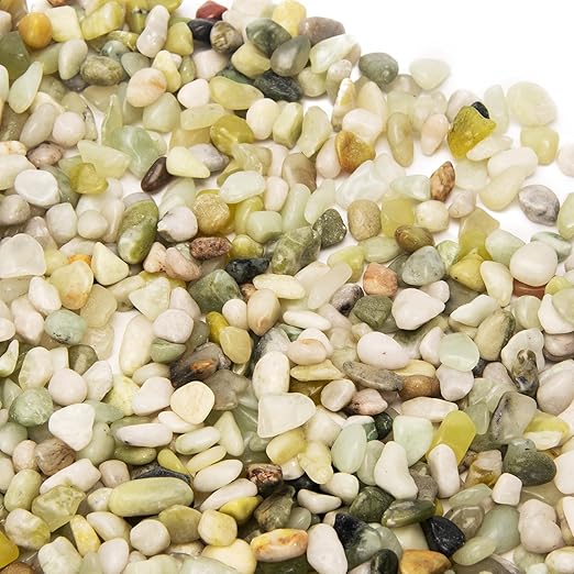 18 Pounds Jade Pebbles for Succulents Cactus Plants Decorative Stones Gravel