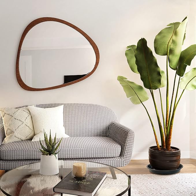 Plant Saucer 22 Inch, Heavy Duty Plant Tray for Pots, Plastic Pot Saucers for Plants, Large Drip Trays for Potted Plants, Round Water Tray for Indoors