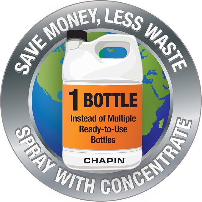 Chapin International 63800 Chapin ProSeries Wide Mouth Backpack Sprayer for Fertilizer, Herbicides and Pesticides, 4 gal, Translucent White