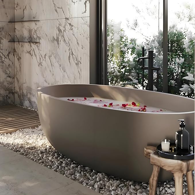 White River Rocks, Polished Pebbles for Indoor Plants, Decorative White Stones for Plants, Vase, Aquarium, Fish Tank, Landscaping and Garden(20lbs, 1-2 inch)