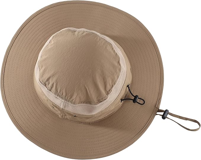 Home Prefer UPF 50+ Men's Sun Hat Wide Brim Bucket Hat UV Protection Hat for Mens Womens Beach Safari Gardening Golf Fishing