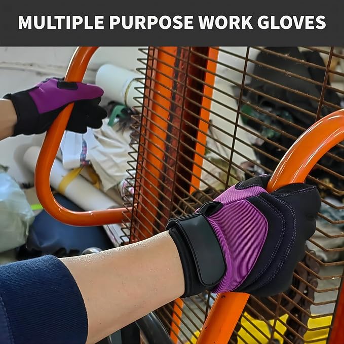 Thorn Proof&Puncture Resistant Gardening Gloves with Grip,Garden Glove for Women, Leather Yard Work Gifts