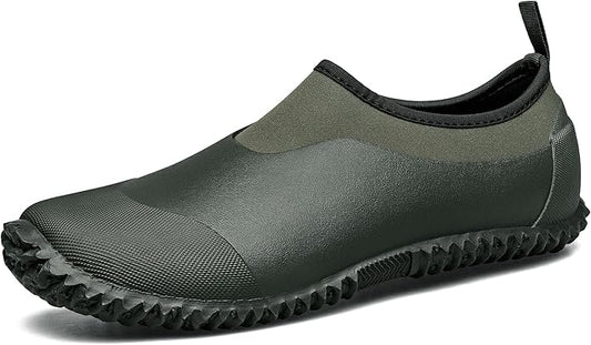 TENGTA Unisex Waterproof Garden Shoes Womens Rain Boots Mens Car Wash Footwear