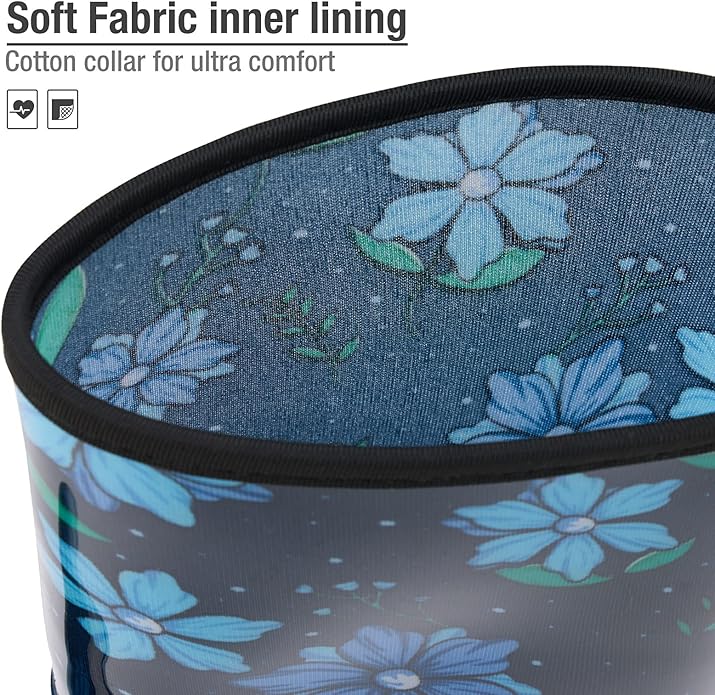 HISEA Women's Rain Boots Waterproof Mid Calf Garden Boots for Women