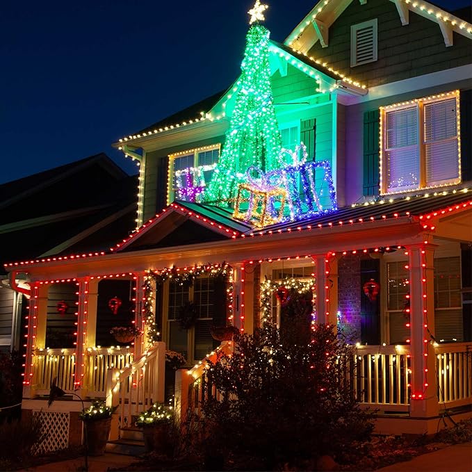 Wintergreen Lighting 25 C7 Red LED Christmas Lights, 17 Ft – Indoor Outdoor Red C7 String Lights for Christmas, Valentine’s Day, and Party Decor