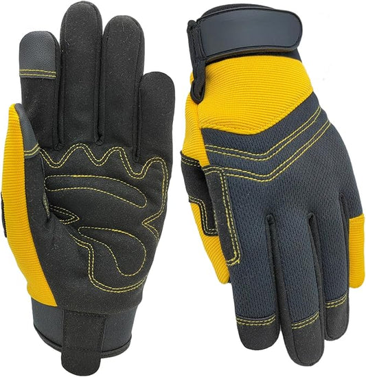 Thorn Proof&Puncture Resistant Gardening Gloves with Grip,Garden Glove for Women, Leather Yard Work Gifts