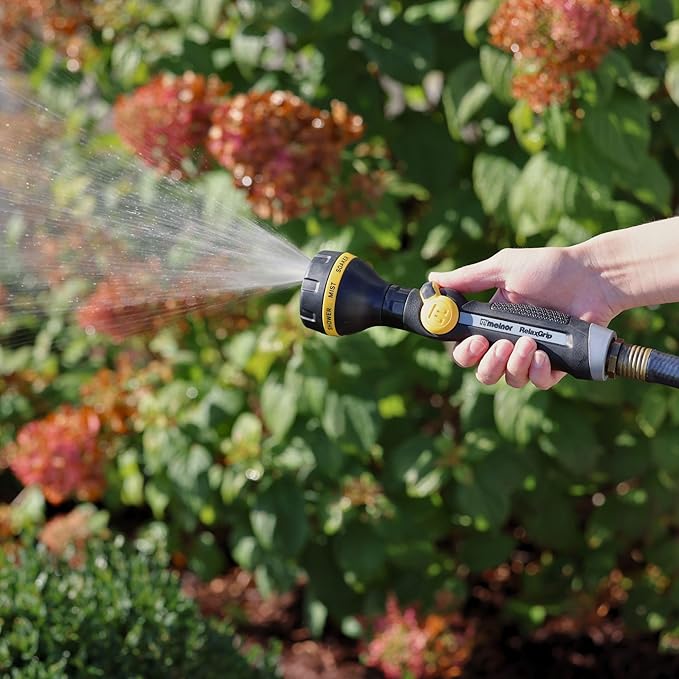 Melnor 65190AMZ RelaxGrip Flashlight 8 Pattern Nozzle w/Adpt