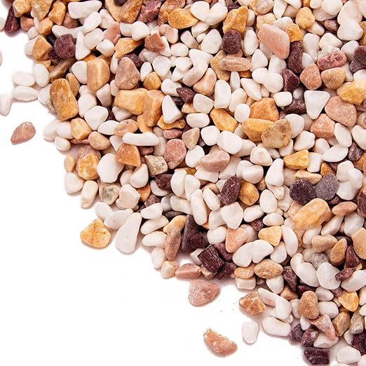 18.3 Pounds Natural Pea Gravel Pebbles,Small Rocks,Decorative Rocks for Succulents,Aquarium Gravel,Vase Filler,Plants,Landscaping